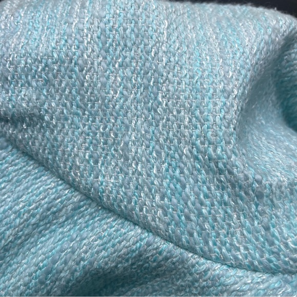 Talbots | Tweed Aqua Structured Button Down Blazer/ Suit Jacket - Picture 4 of 9